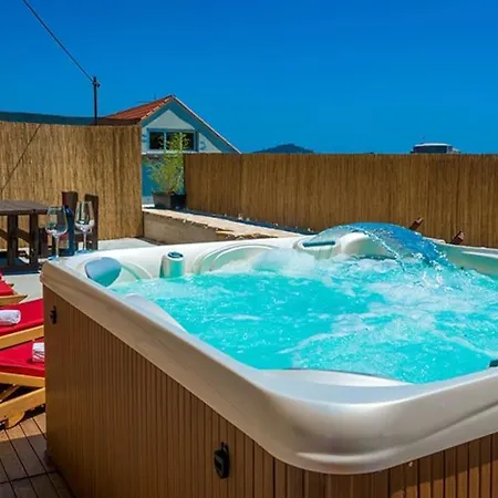 公寓 Ankora Sea And Old Town View - Hot Tub 杜布罗夫尼克